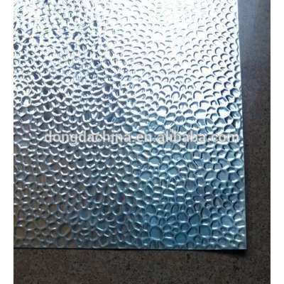 reflective hammered aluminum sheet